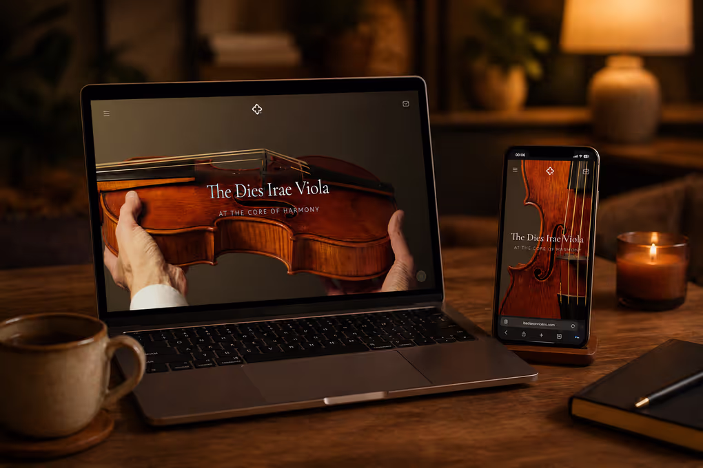 Badiarov Violins project hero image